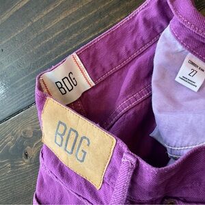 BDG Purple Straight Leg Jeans